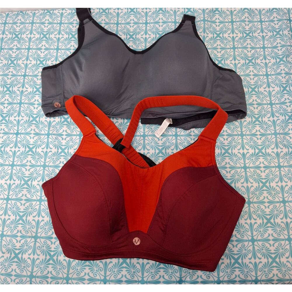 LIVI Active 44DD Sports Bra Lot 2 Max Support Underwire Lane Bryant
